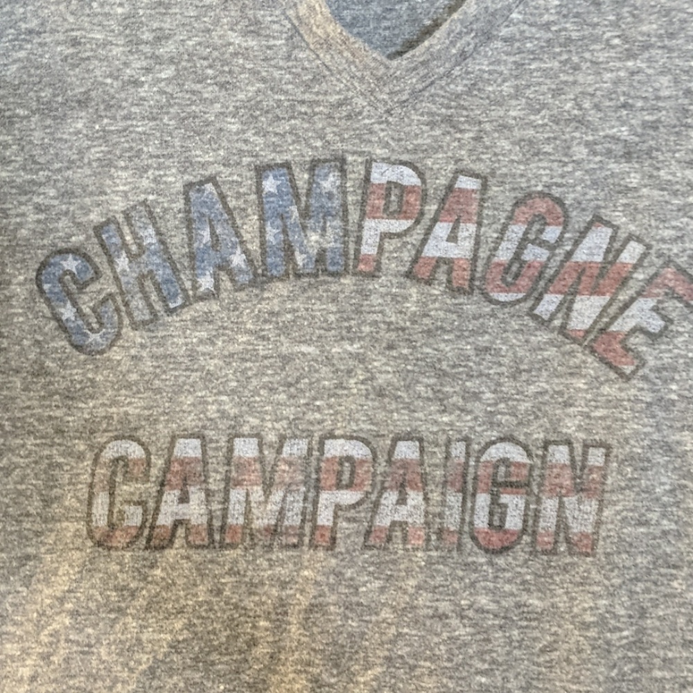 champagne campaign graphic tee